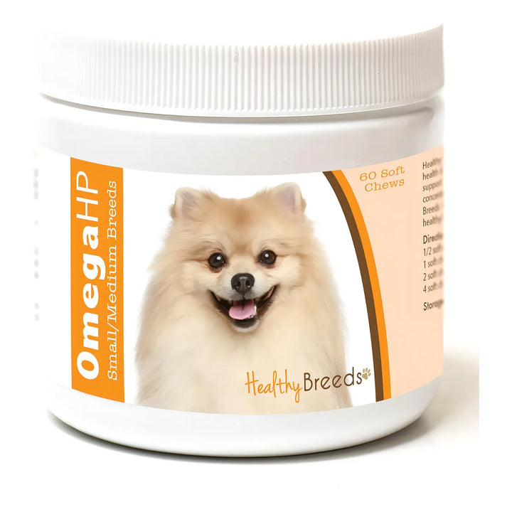 Masticables Suaves Omega Hp Para Piel Y Pelaje De Pomeranian - Imagen 1