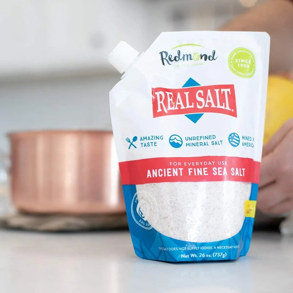 Redmond Real Salt 737 Grs Sal Natural Con 60 Minerales Esenciales Pura Y Deliciosa