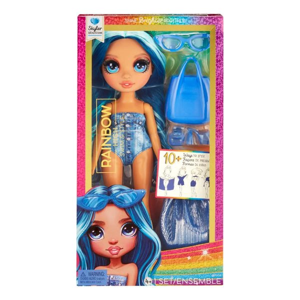 Muñeca Rainbow High Día De Verano Skyler Juguete Creativo Y Educativo