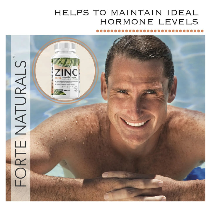 Zinc 50 Mg Para Estómagos Sensibles 100 Tabletas Diarias Fác - Imagen 6