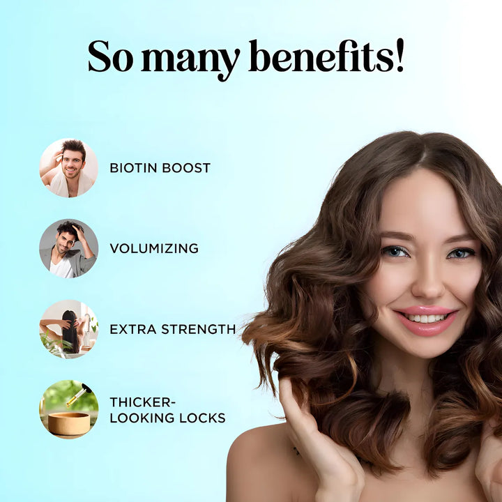  Acondicionador Voluminizador De Biotina Para Cabello Fino Y - Imagen 3