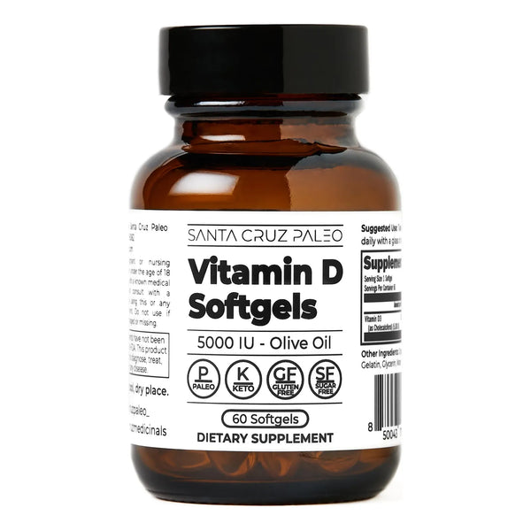 Vitamina D3 5000 Ui Cápsulas Blandas Salud Ósea Apoyo Inmuno - Imagen 1