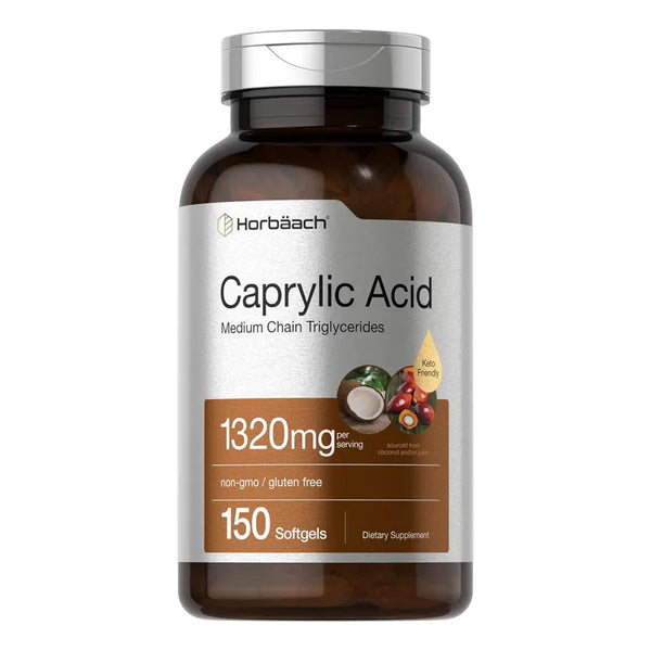 Acido Caprilico Horbaach 1320 Mg Mct Avanzado 150 Capsulas