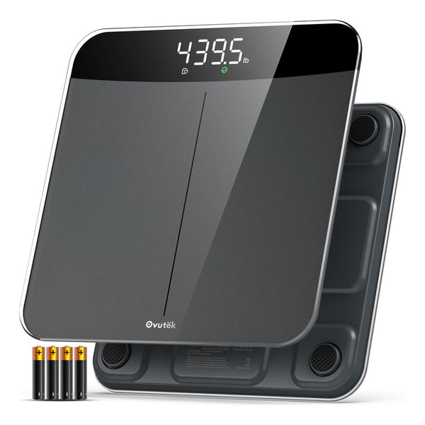 Bascula De Baño Ovutek Digital Peso Preciso 204Kg Pantalla Led