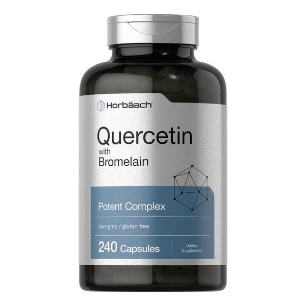 Capsulas De Quercetina Con Bromelina 240 Unidades Libre De Gluten