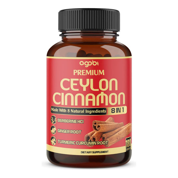 Canela De Ceilan Premium Con Berberina 180 Capsulas Para Corazon E Inmunidad