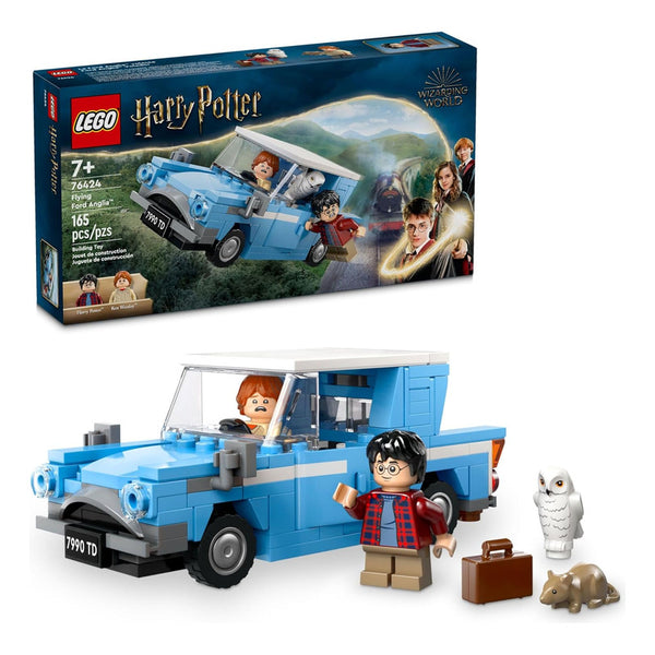 LEGO Harry Potter Flying Ford Anglia 76424 Auto De Construcción Con 2 Minifiguras y Accesorios