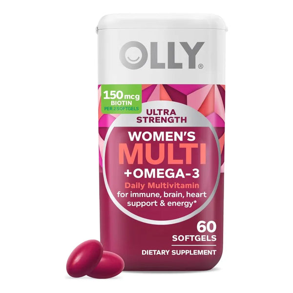 Capsulas Multivitaminicas Para Mujeres Olly Con Omega 3 Y B12