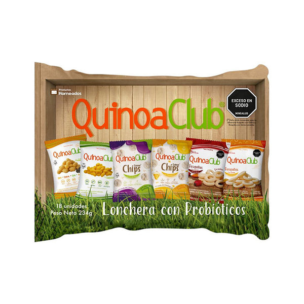 Quinoa Club Snack Con Probióticos Sin Gluten Ideal Para Lonchera