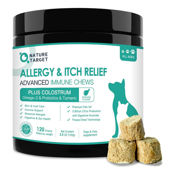 Masticables Liofilizados Para Alergia Perros Omega 3 Probióticos Alivio Efectivo