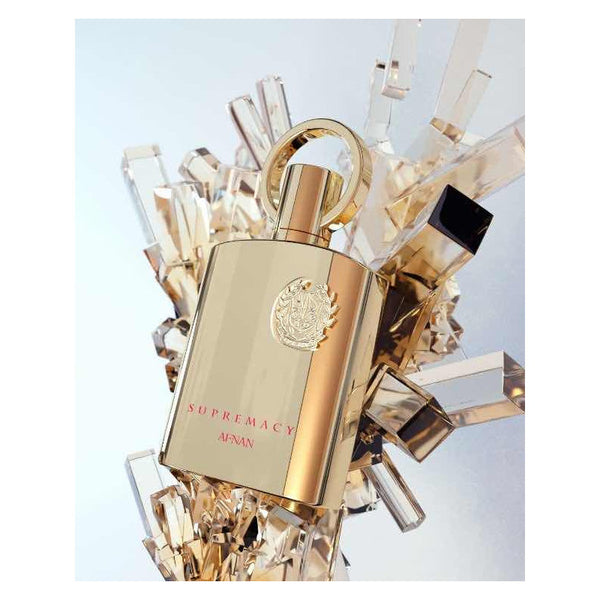 Afnan Supremacy Gold Perfume Unisex Ambar Frescura y Elegancia Sensual