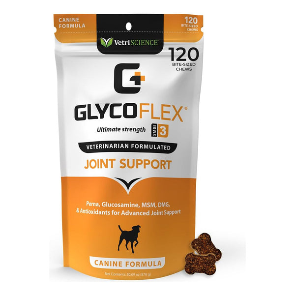 Vetriscience Glycoflex 3 Masticables Apoyo Articular Para Perros