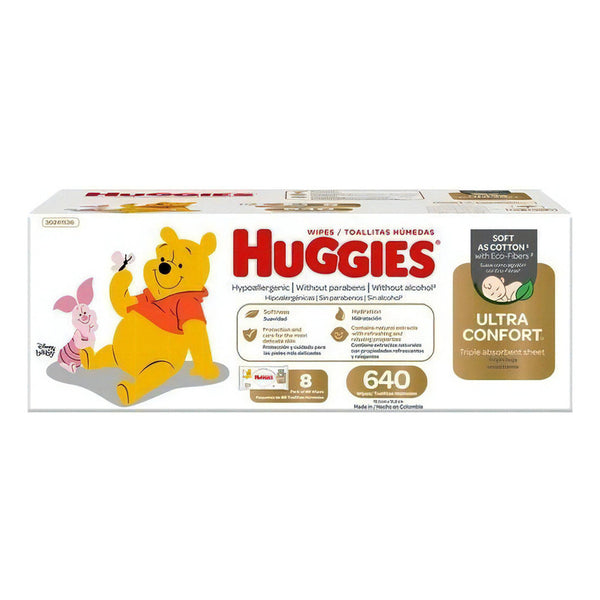 Toallas Huggies 640 Unidades Suavidad Y Protección Para Toda La Familia