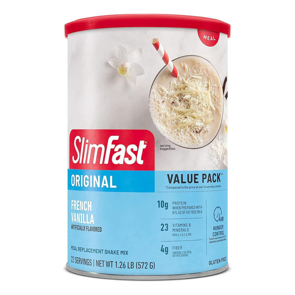 Slimfast Original Batido De Vainilla Para Pérdida De Peso Efectiva