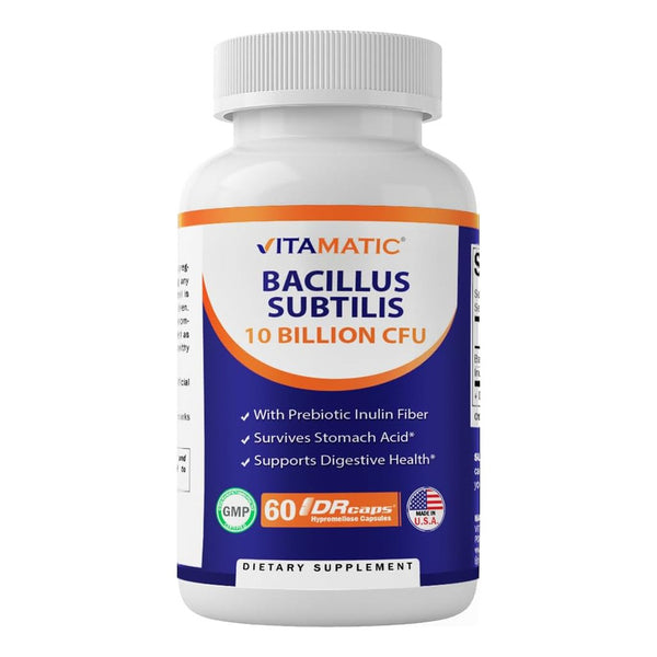 Bacillus Subtilis Apoyo Digestivo Intestinal E Inmunitario 60 Cap