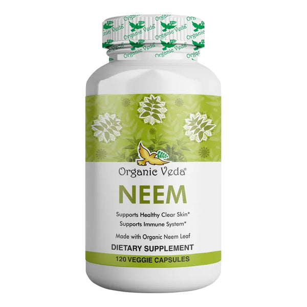 Capsulas De Neem Organico Suplemento Herbal Para Piel Sana E Inmunidad