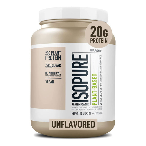 Isopure Zero Carb Proteina Vegana En Polvo Sin Sabor Ideal Para Dietas