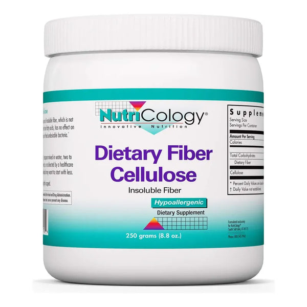 Celulosa De Fibra Dietética 250 Gramos Sin Aditivos Para Una Mejora Digestiva