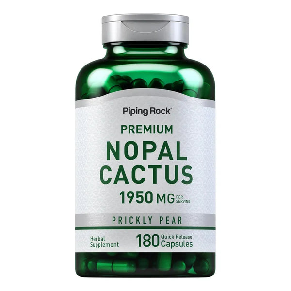 Capsulas Cactus Nopal 1950 Mg 180 Unidades Suplemento Natural