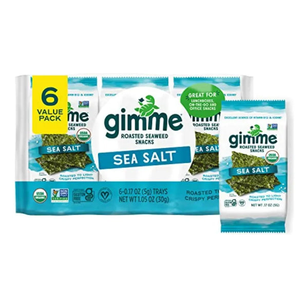 Bocadillo Algas Marinas Organicas Tostadas GimMe Keto Sin Gluten