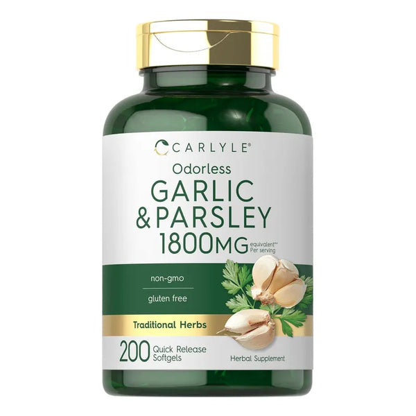 Ajo Y Perejil Inodoros 1800 Mg Suplemento Carlyle