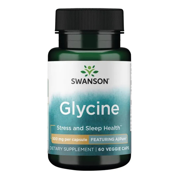 Aminoácido Ajipure Glicina Grado Farmacéutico 500 Mg Cápsulas Vegetales