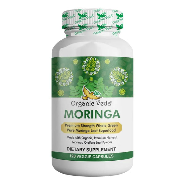 Capsulas De Moringa Oleifera 1200 Mg 120 Unidades Aumenta Energia