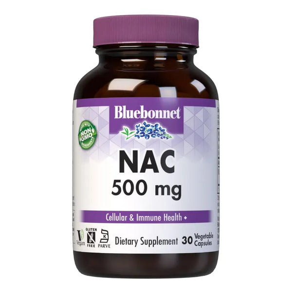 Capsulas De Vitamina Nac Bluebonnet 500 Mg 30 Piezas Salud E Inmunidad