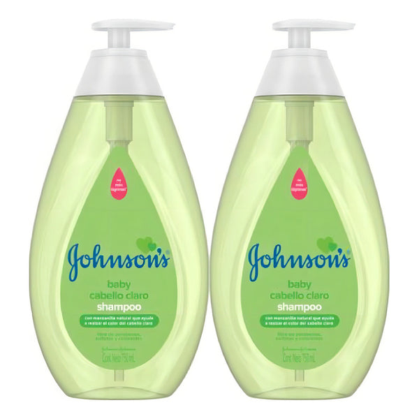 Shampoo Johnsons Bebe Manzanilla Brillo Natural Y Cuidado