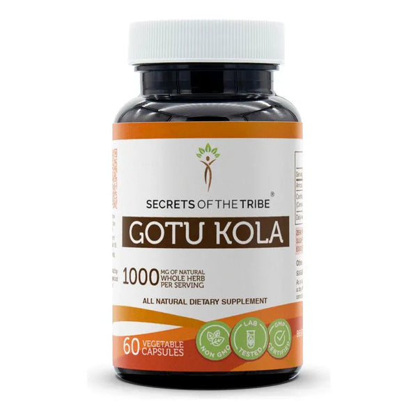 Capsulas De Gotu Kola 1000 Mg Calidad Premium Sin Aditivos