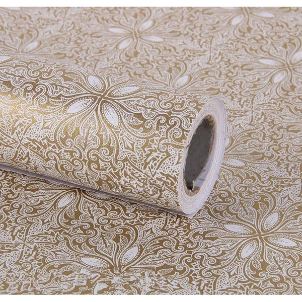 Adhesivo Floral Vintage Vinilo Autoadhesivo Decorativo Hogar