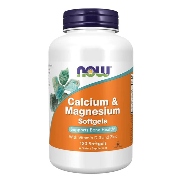 Calcio Magnesio Vitamina D Zinc 120 Capsulas Blandas Suplemento Vital