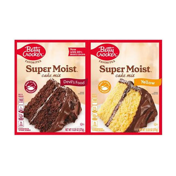 Mezclas Para Preparar Tortas Betty Crocker Pack Sin Gluten Delicioso y Fácil