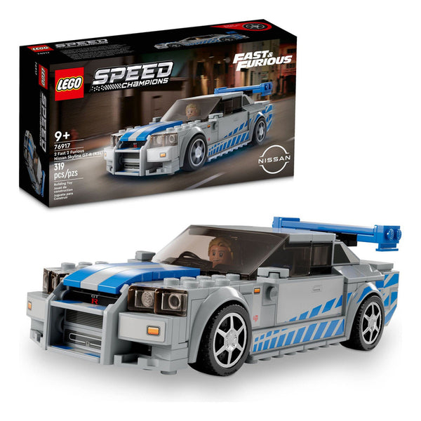 Lego Speed Champions Nissan Skyline Gt-R R34 76917 2023 Construcción Detallada para Niños