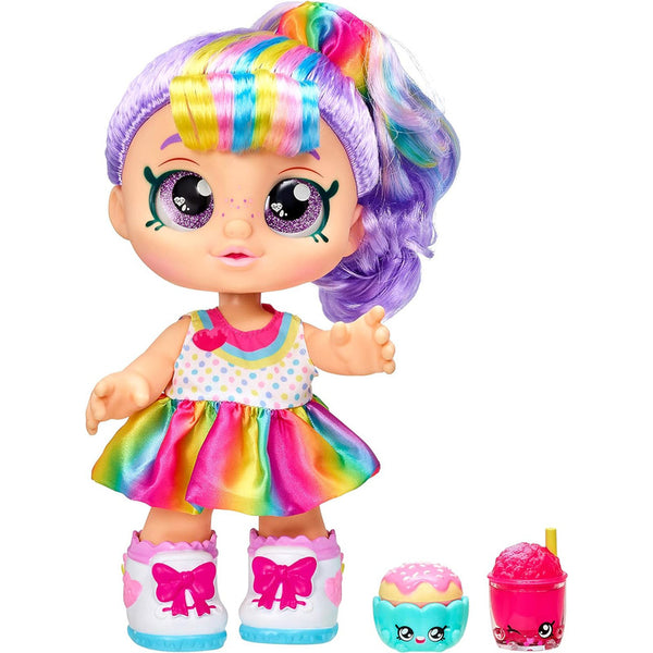 Kindi Kids Rainbow Kate Muñeca Interactiva Preescolar con Accesorios Mágicos