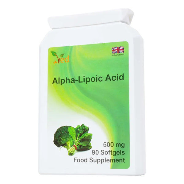 Acido Alfa Lipoico 500 Mg Capsulas Antioxidante Energia
