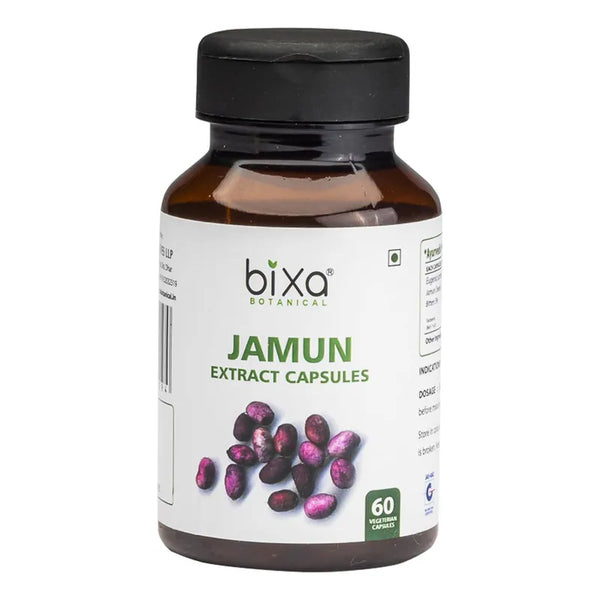 Capsulas Extracto Jamun Ciruela Negra 60 Unidades Suplemento Herbal