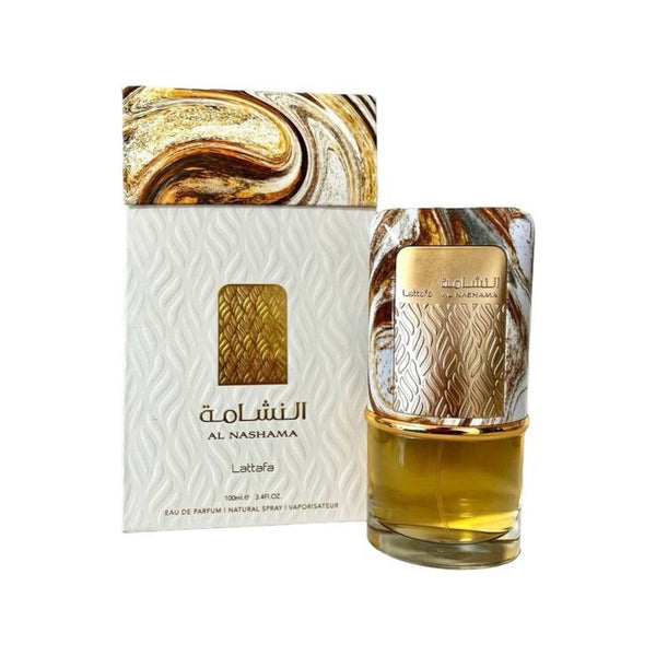 Lattafa Al Nashama Perfume Unisex Fresco Y Sofisticado Con Notas De Cuero Y Ámbar