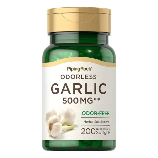 Capsulas Blandas De Ajo 500 Mg 200 Unidades Extracto De Hierbas