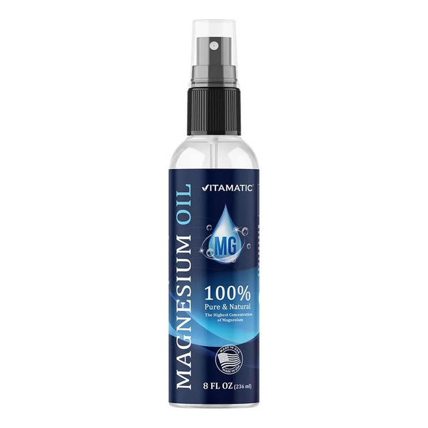 Aceite De Magnesio Puro Vitamatic Espray Grado Usp 236ml Rapida Absorcion