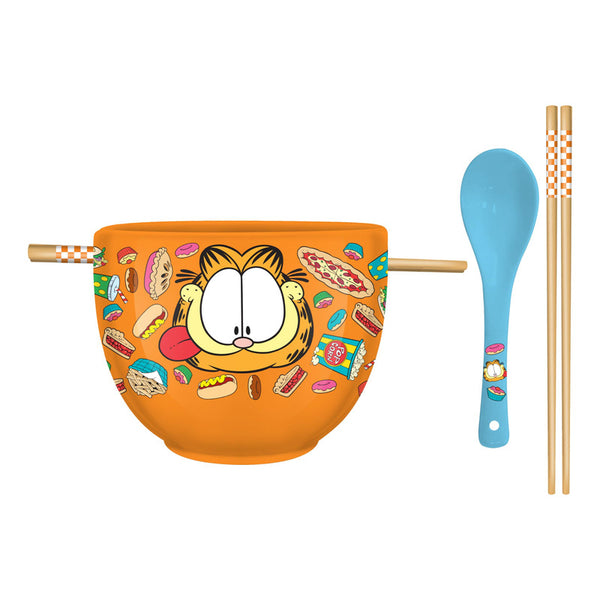 Cuenco De Arroz Con Fideos Ramen De Cerámica Silver Buffalo Garfield 20 Oz