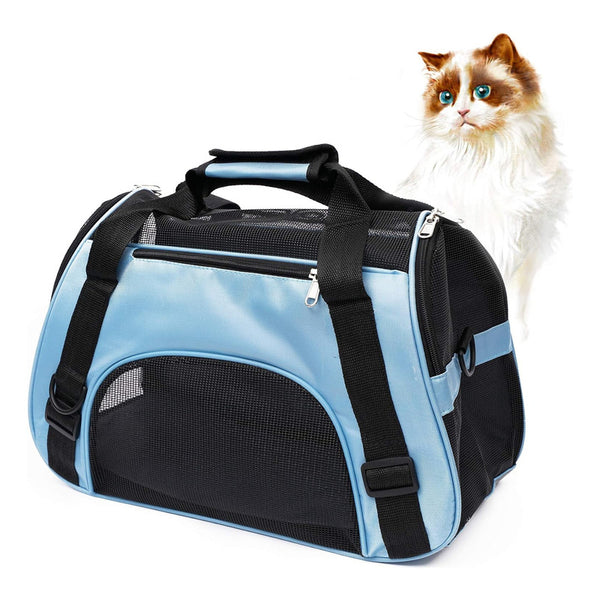 Transportador De Viaje Para Mascotas Ideal Para Gatos Y Perros Apto Para Aerolineas