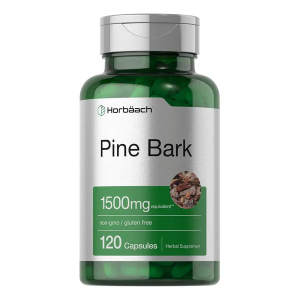 Capsulas De Corteza De Pino 1500 Mg 120 Capsulas Para Un Bienestar Natural