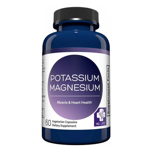Capsulas De Magnesio Y Potasio Complejo Alta Absorcion Salud Vascular