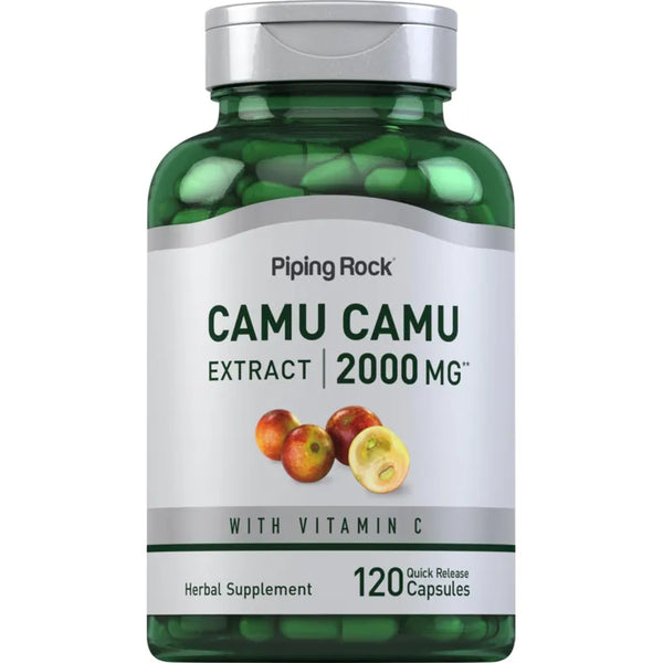 Camu Camu 2000mg Extracto De Fruta Con Vitamina C 120 Cápsulas