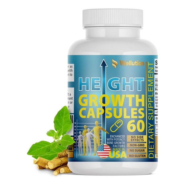 Maximizador De Altura Herbal Suplemento Crecimiento Natural Seguro Sin OGM
