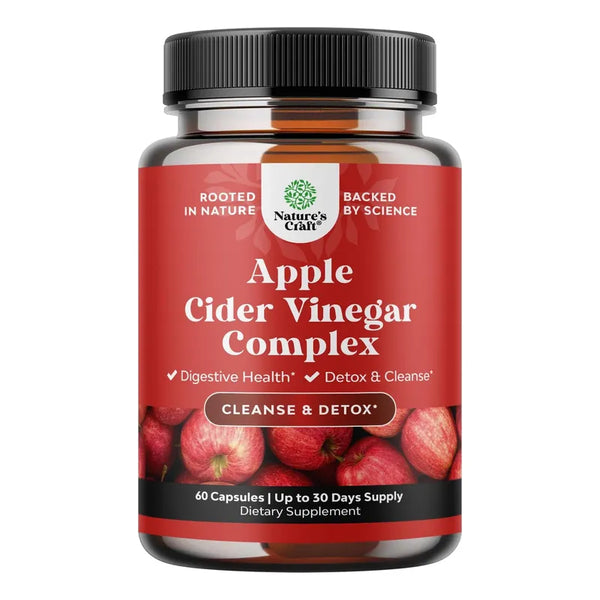 Capsulas De Vinagre De Sidra De Manzana Salud Digestiva