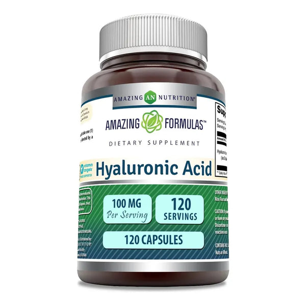 Capsulas Acido Hialuronico 100 Mg 120 Unidades Refuerzan Tejido
