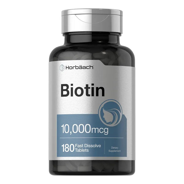 Biotina Alta Potencia Horbaach Tabletas De Disolución Rápida