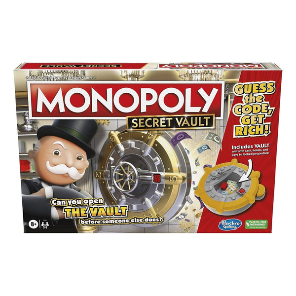 Juego De Mesa Monopoly Secret Vault Para Niños Desde 8 Años